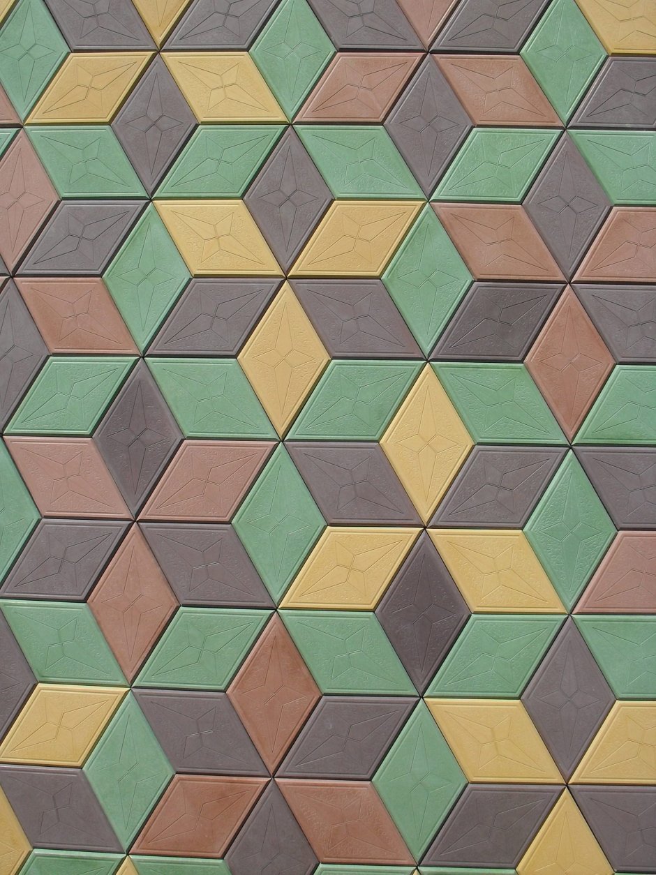 Цветная тротуарная плитка