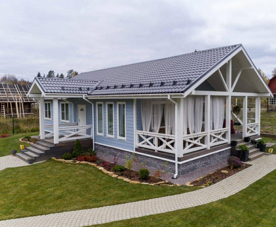 Скандинавский каркасник одноэтажный