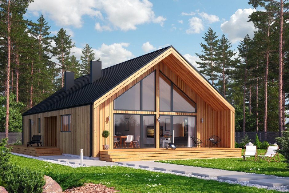 Барнхаус 100 м