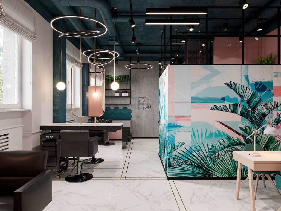 Интерьер студии красоты 2020