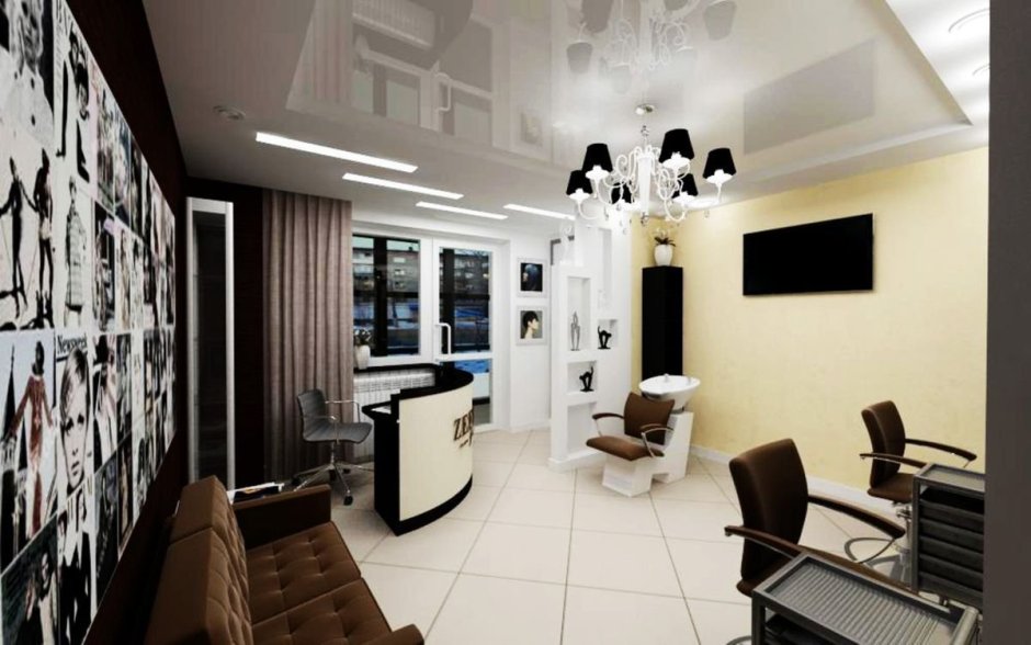 Маленький салон красоты интерьер