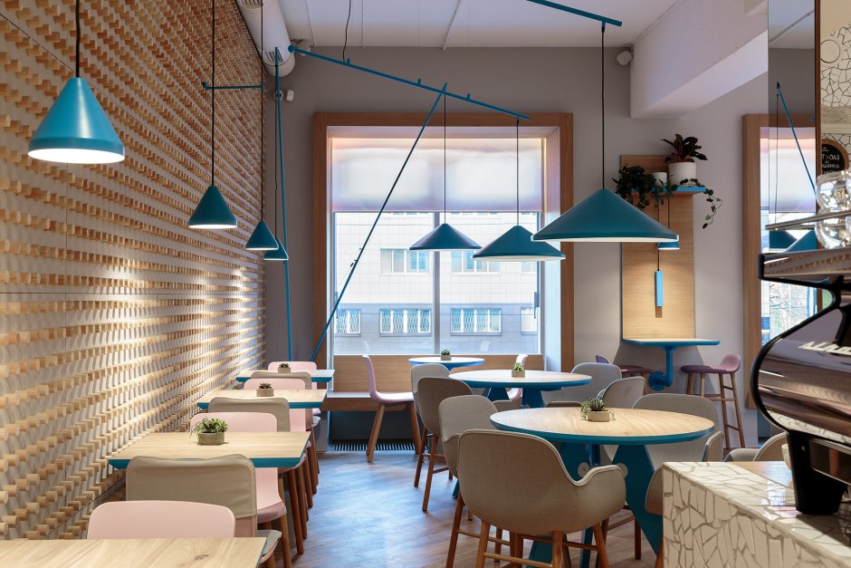 Недорогой дизайн кафе