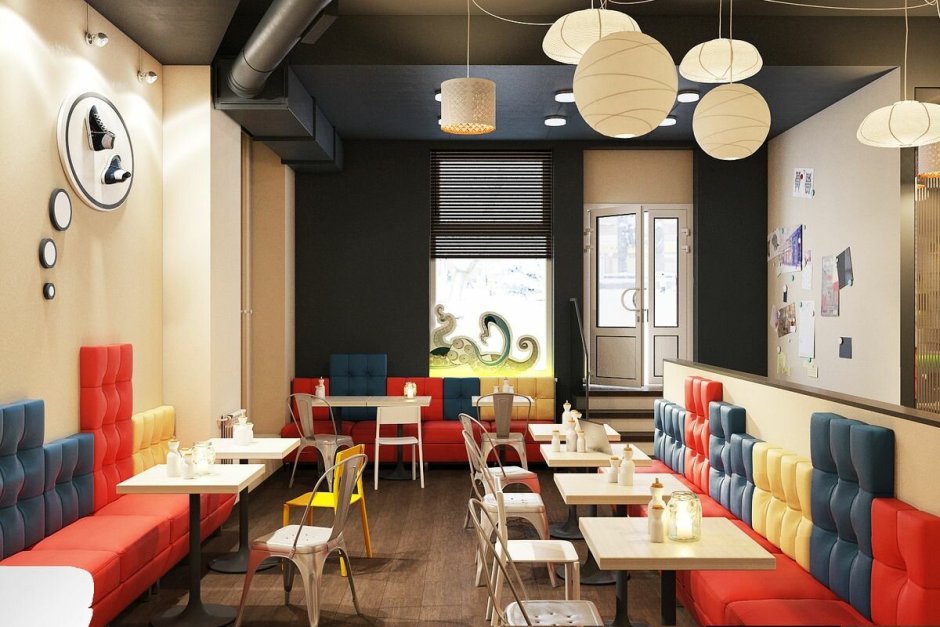 Интерьер семейного ресторана