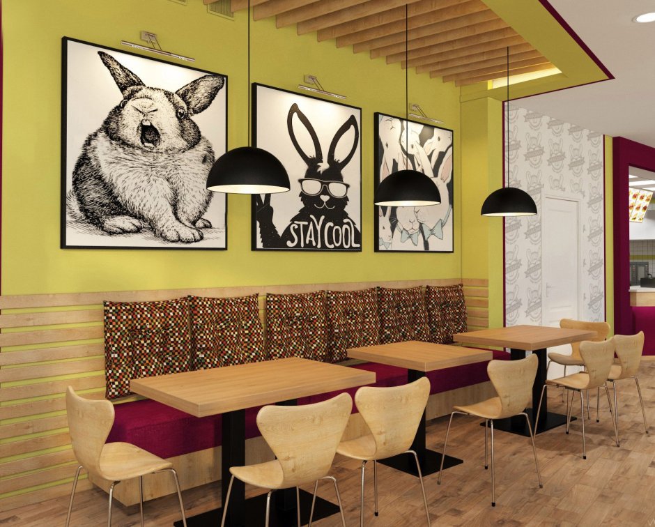 Интерьер мини кафе