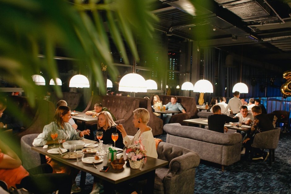 Кафе на борту лайнера Оренбург