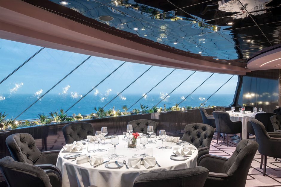 Оазис морей круизный лайнер рестораны