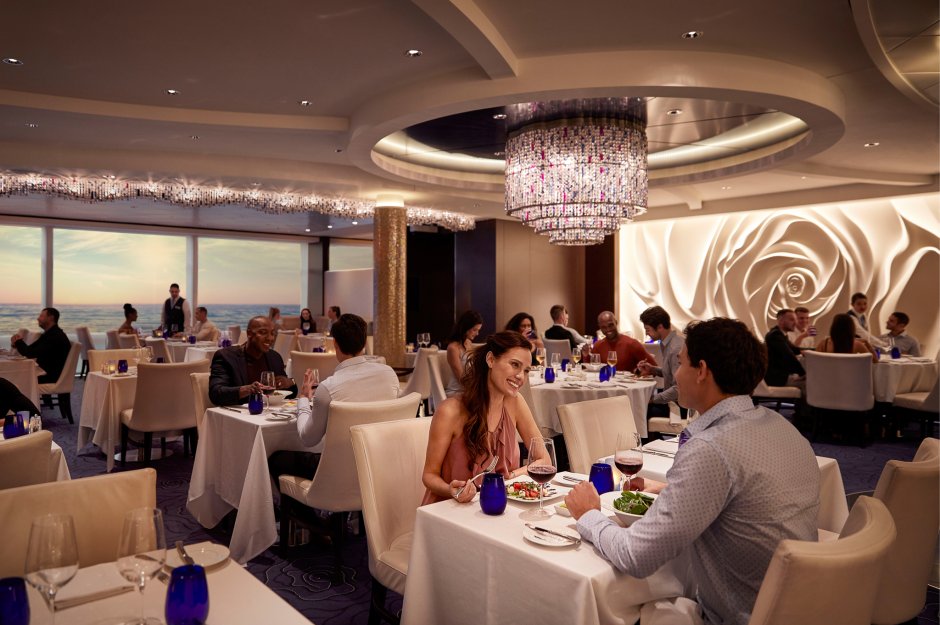Лайнер Оазис морей рестораны