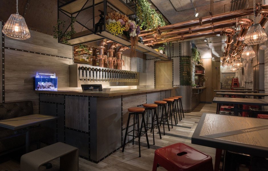 Ресторан Бульбаш Минск интерьер