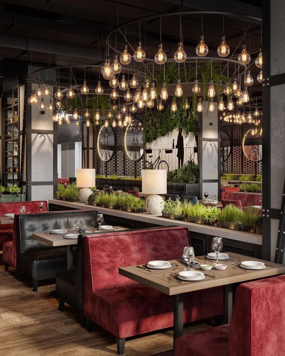 Интерьер ресторана в классическом стиле