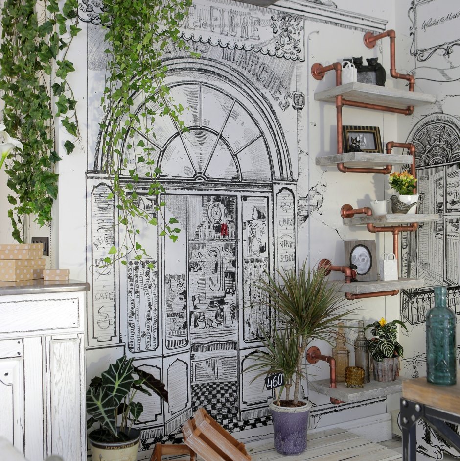 Украшение стен в стиле Прованс