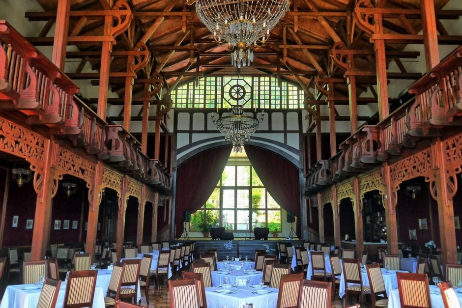 Ресторан Гагрипш Абхазия внутри