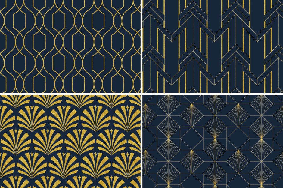 Орнаменты в стиле ар-деко