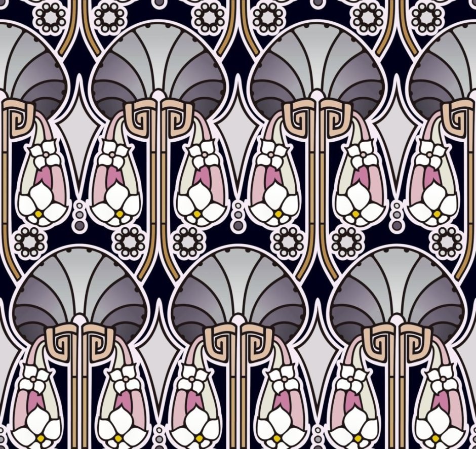 Фоны для декупажа в стиле ар-деко