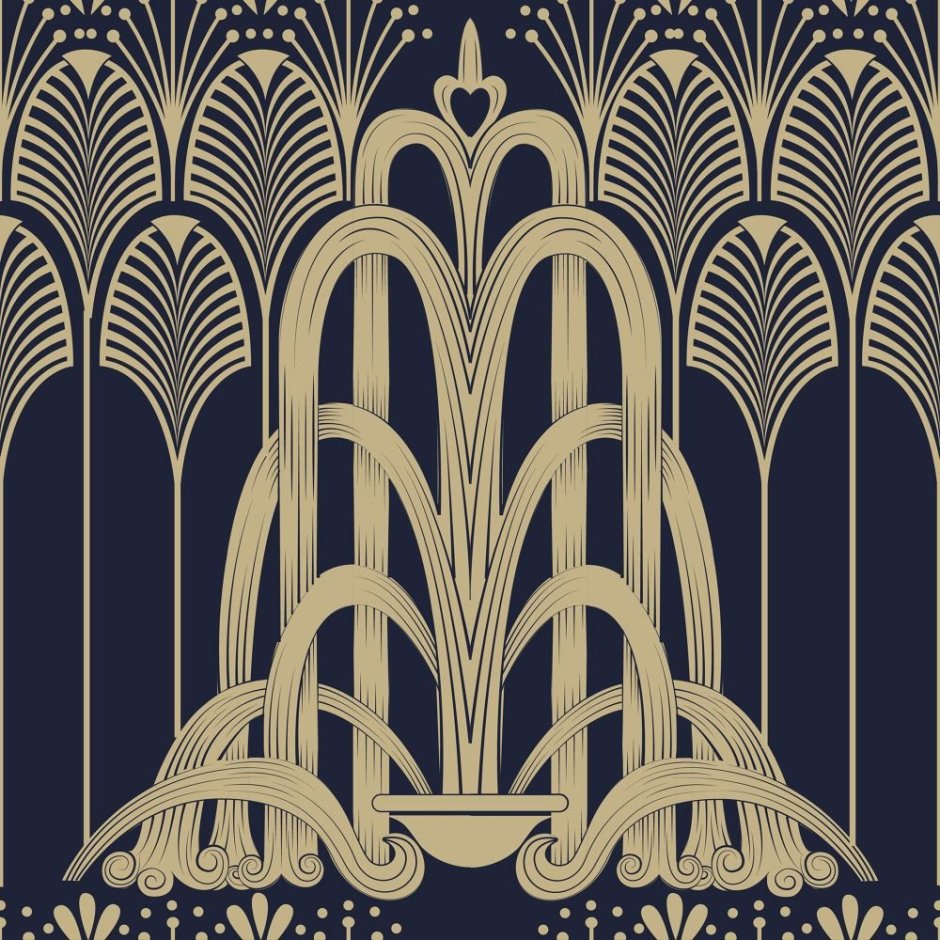 Орнаменты Модерн ар нуво ар деко
