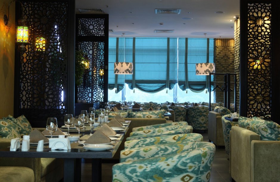 Узбекский ресторан interyer