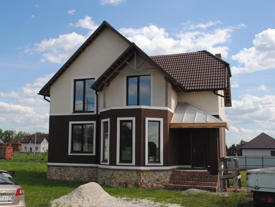 Двухэтажный коттедж