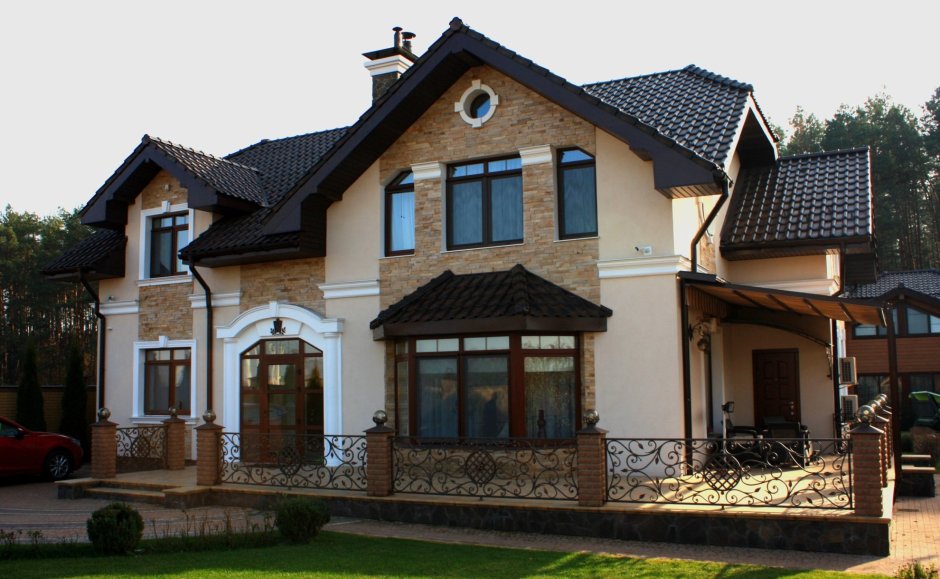 Кирпичный дом Braer бордо