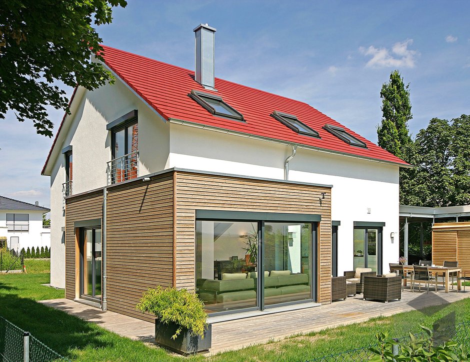 Штукатурные фасады загородных домов