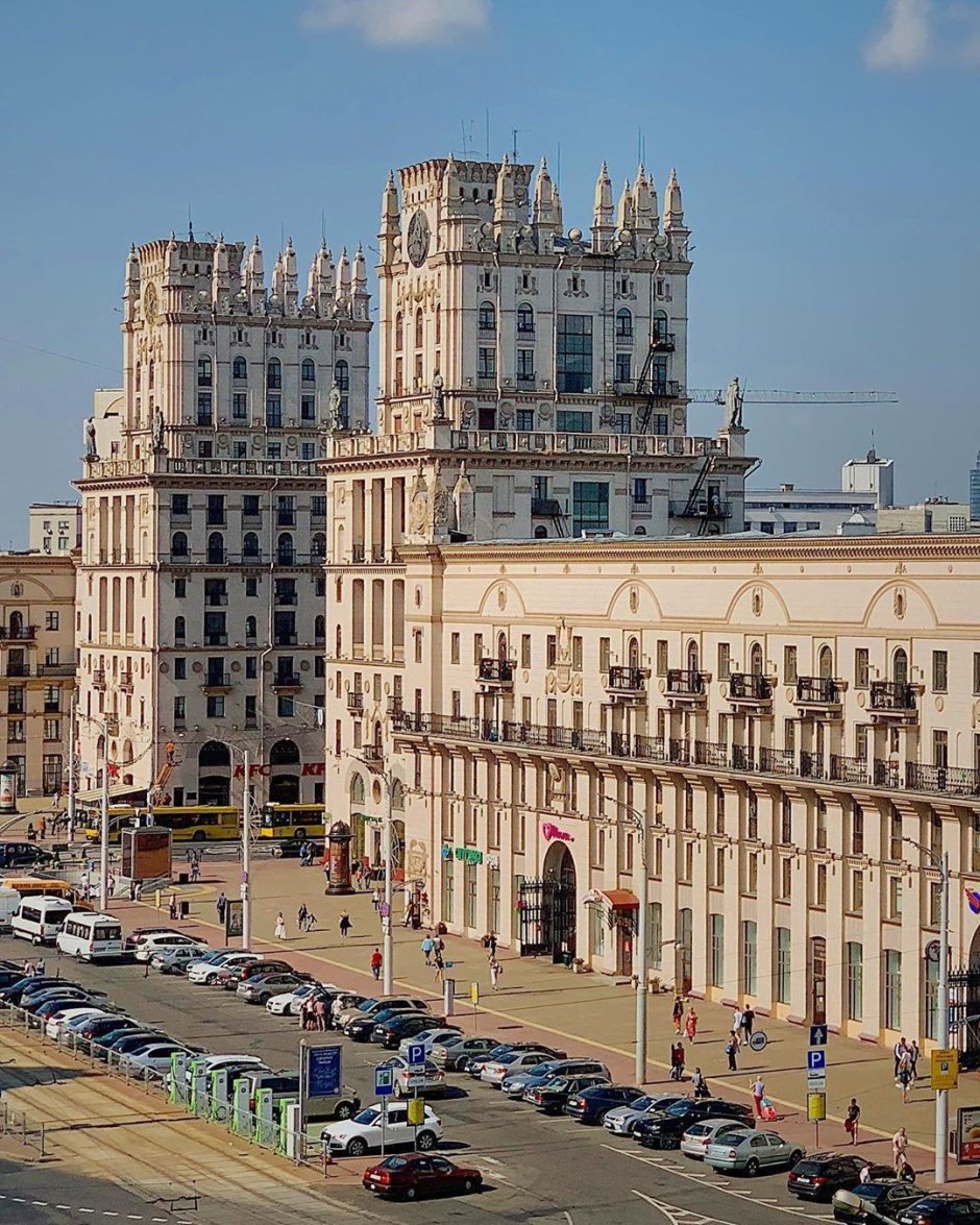 Вокзал Минск башни