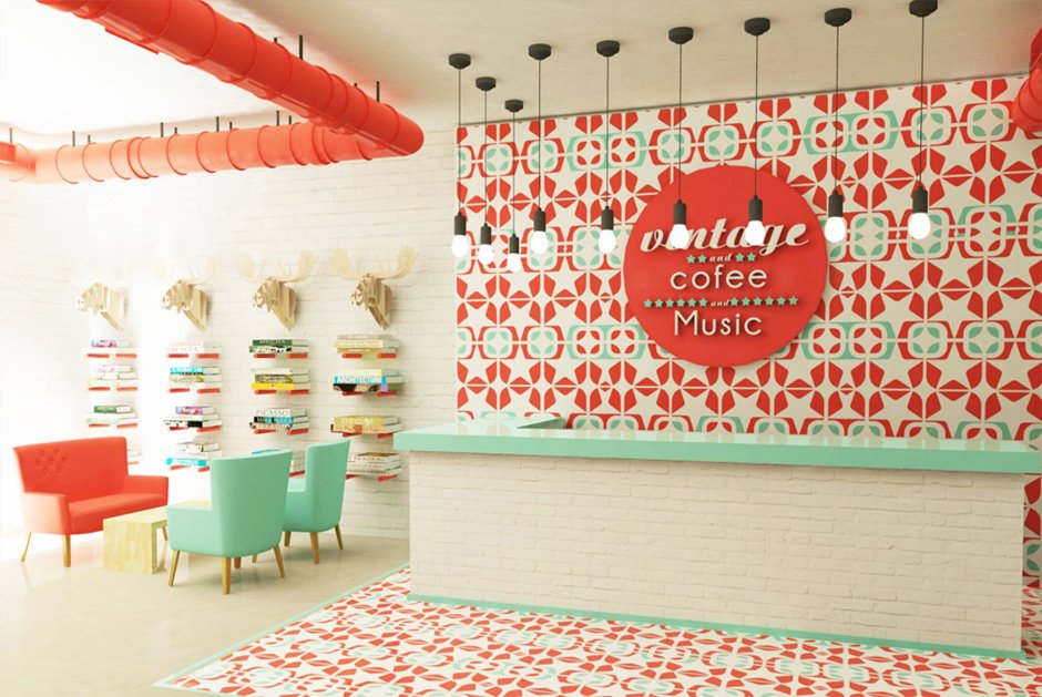 Баннер в интерьере магазина