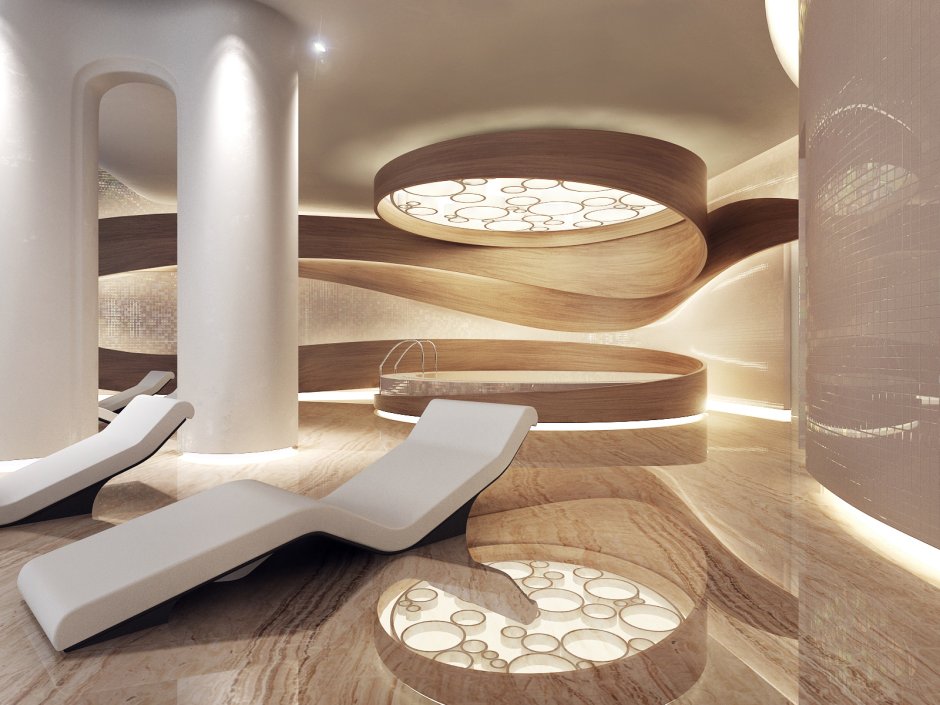 Спа центр архитектура