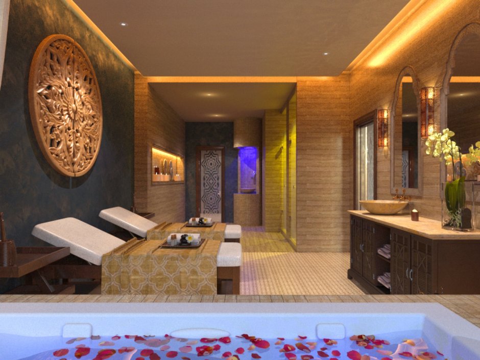 Массажная комната в частном доме