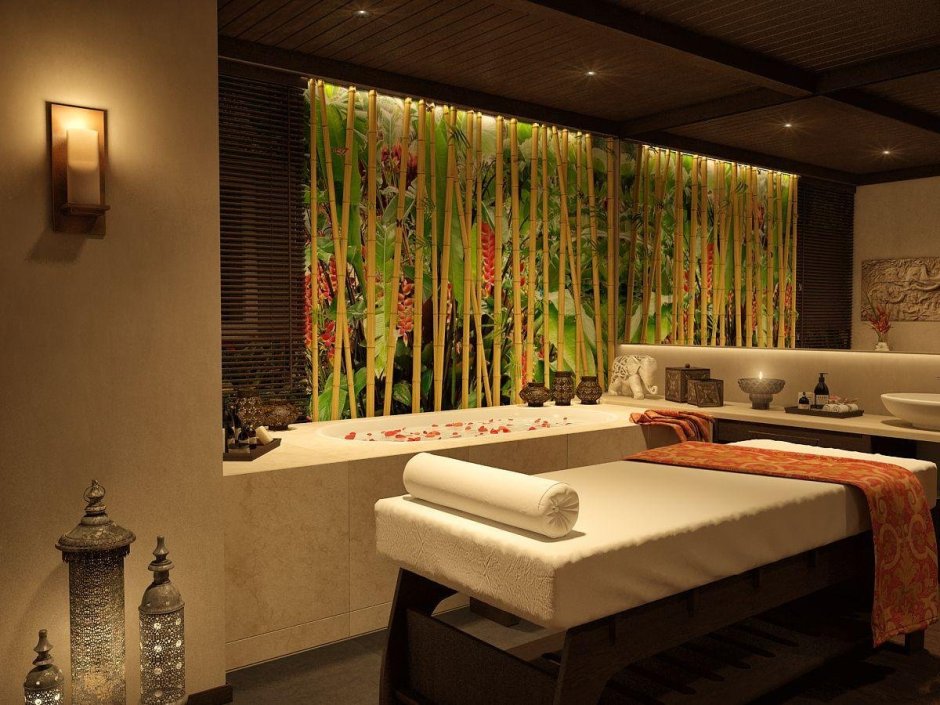 Массажный кабинет в японском стиле