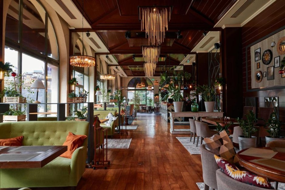 Ресторан каштан красная Поляна