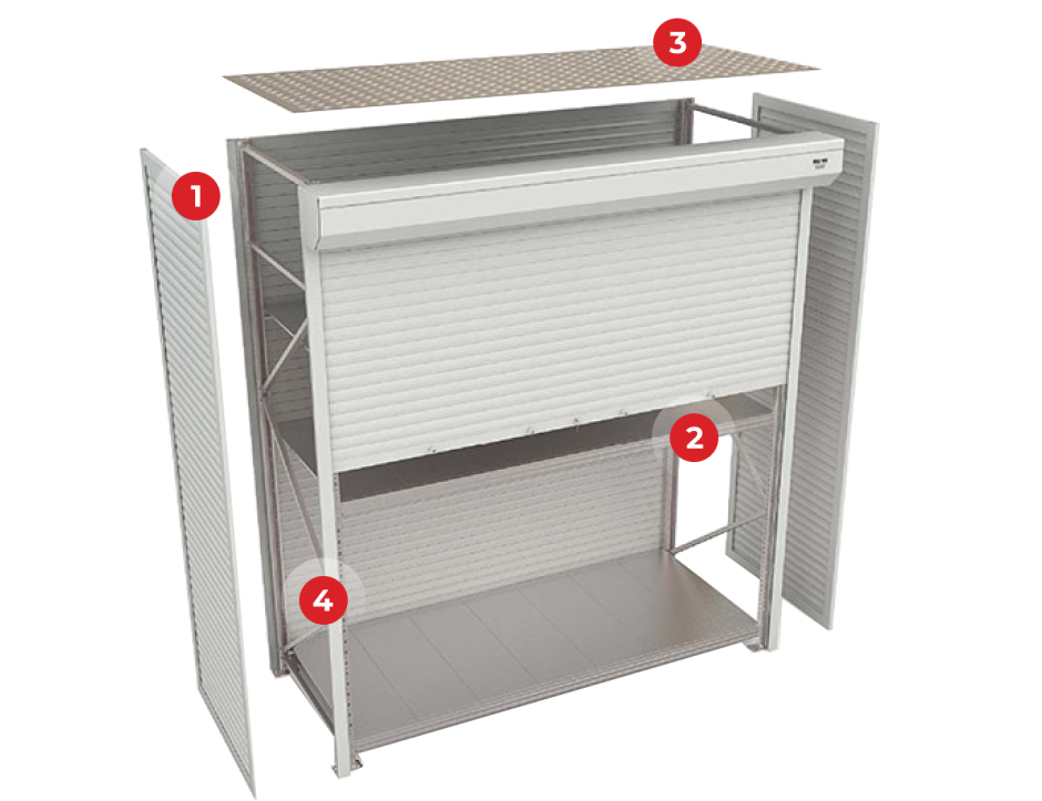 РОЛЬФ ставни для паркинга