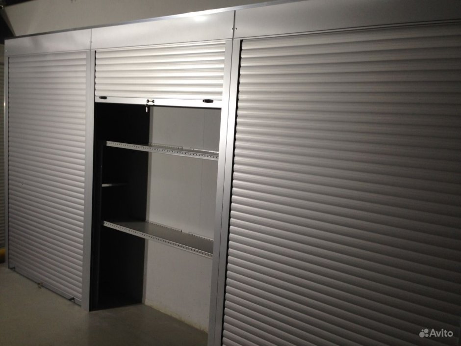 Роллетные перегородки в паркинге