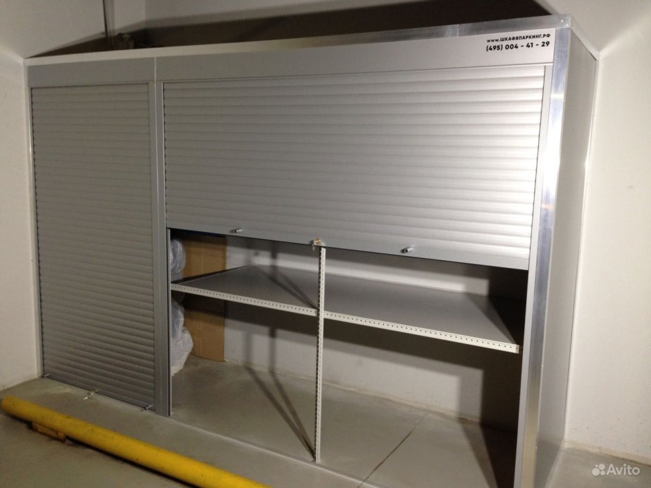 Шкаф в паркинг с рольставнями чертежи