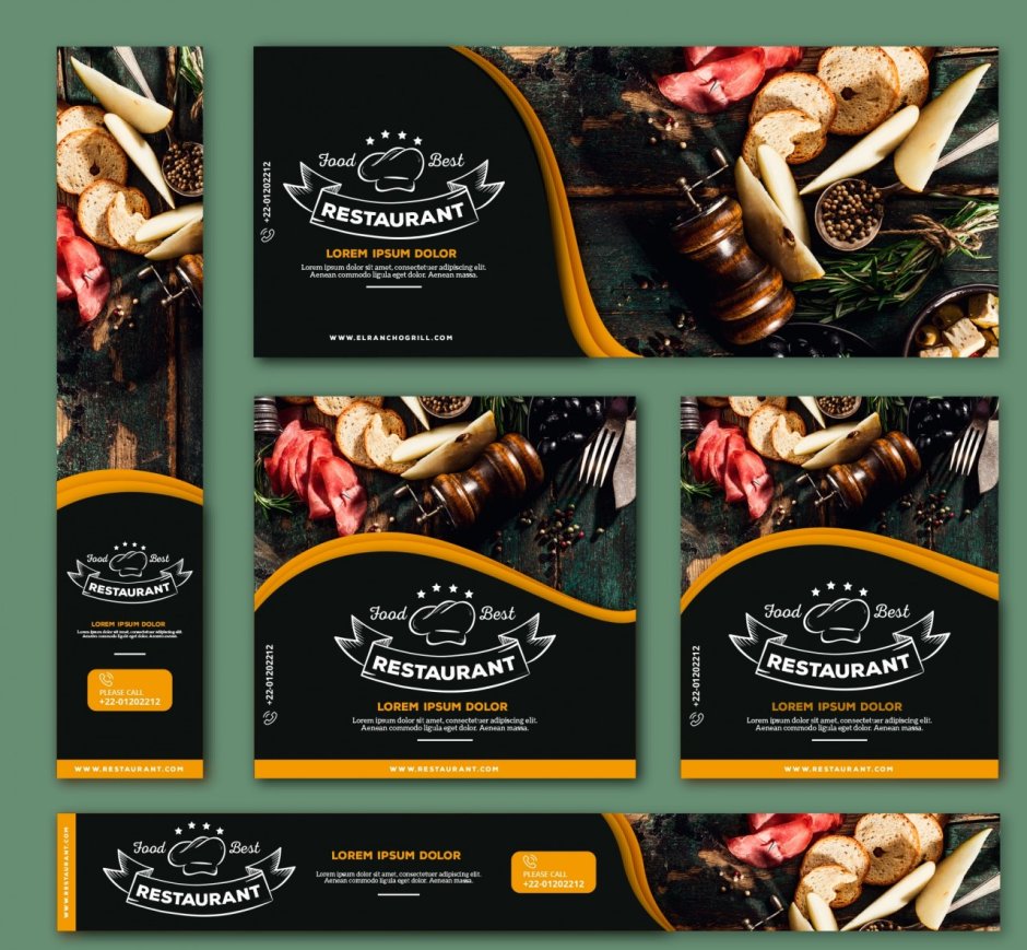 Рекламный баннер ресторана