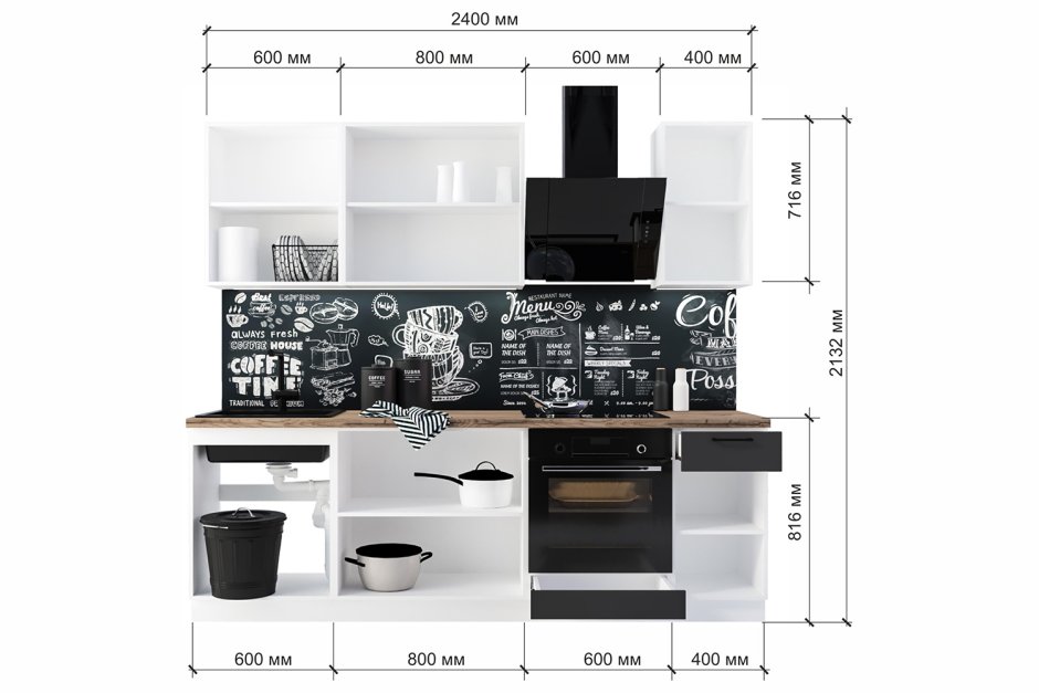 Кухня хофф дуб Галифакс