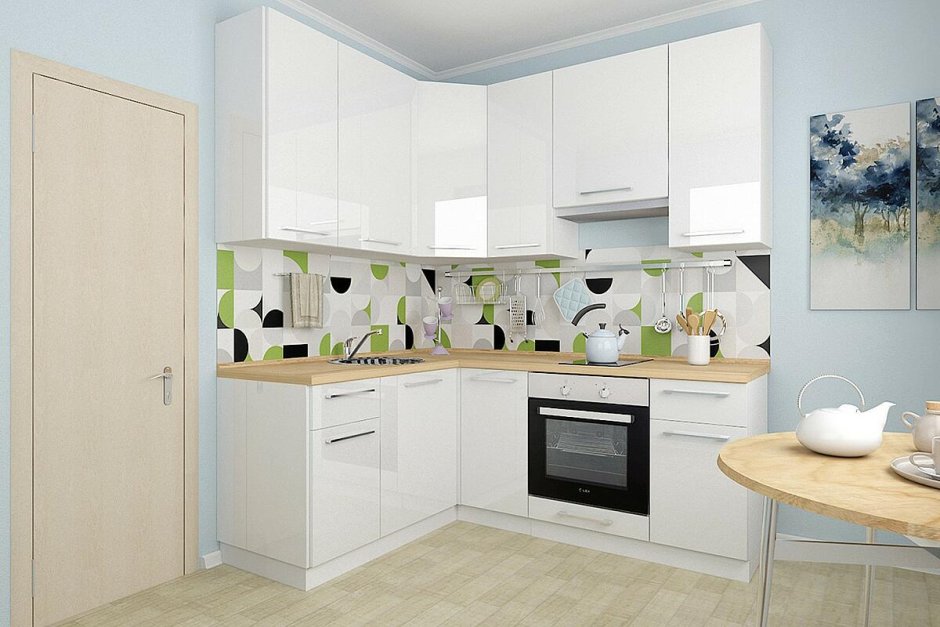 Кухонный гарнитур Белла хофф белый