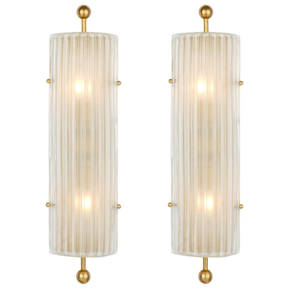 Бра арт деко золото