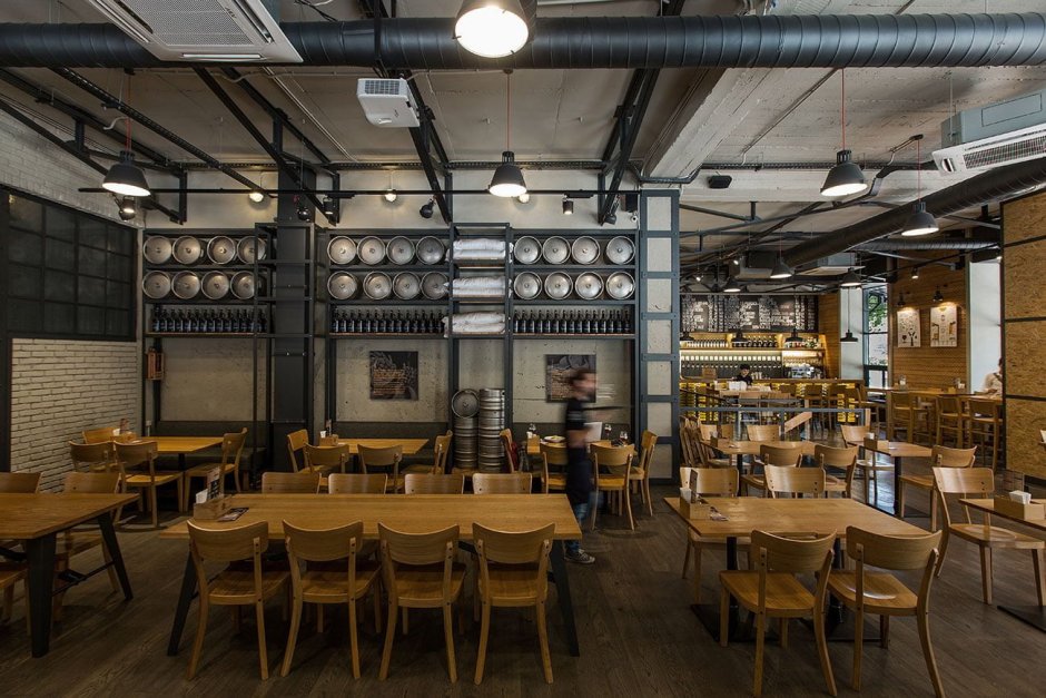 Ресторан в стиле Скандинавия 