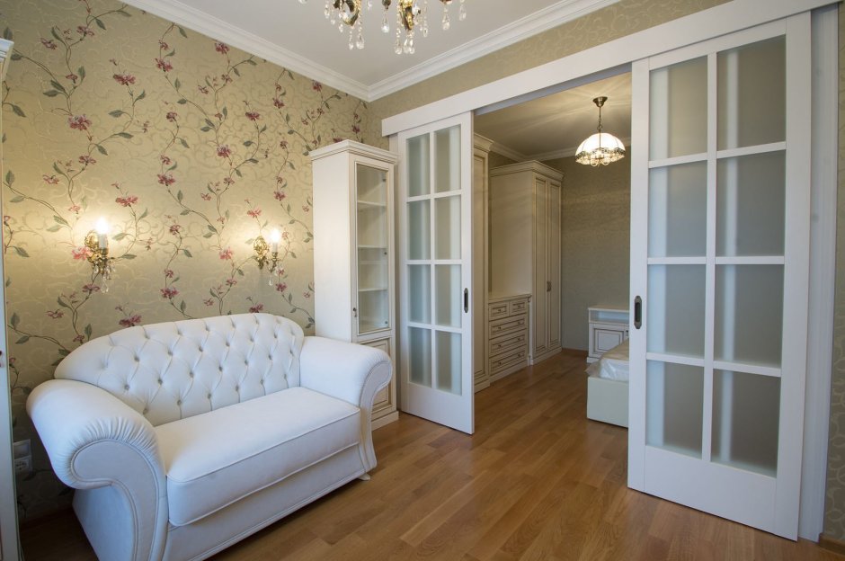 Классический интерьер однокомнатной квартиры