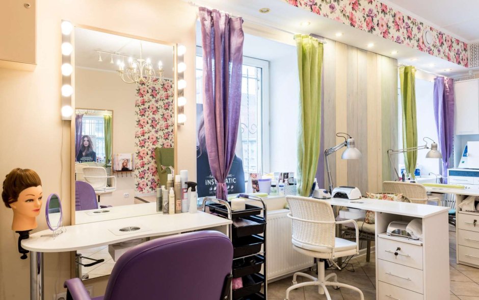 Шторы для парикмахерской