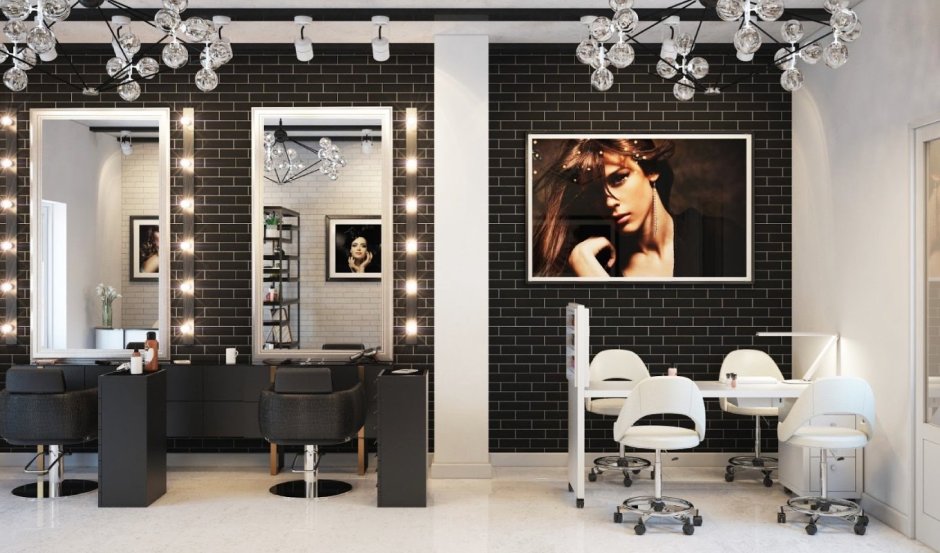 Зона отдыха в салоне красоты