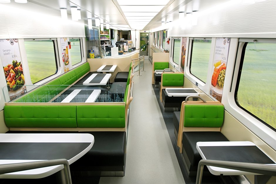 Двухэтажный вагон ресторан