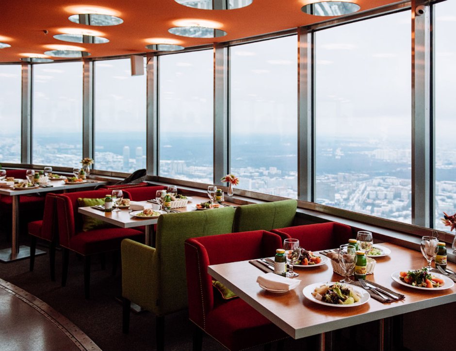 Останкинская башня ресторан Седьмое небо