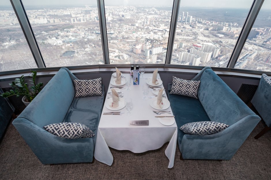 Останкинская башня внутри ресторан