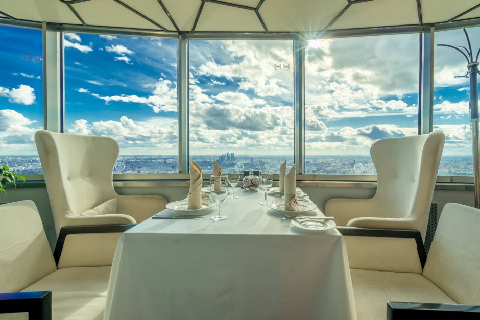 Телебашня Останкино ресторан Седьмое небо