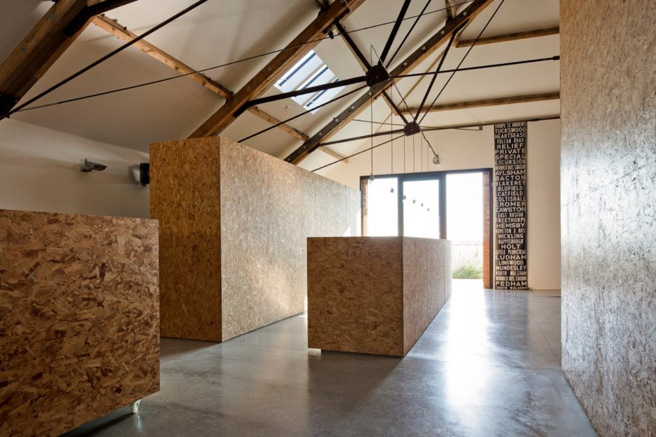 OSB плита interyer