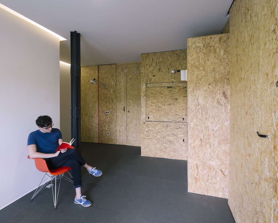 Комната с ОСБ