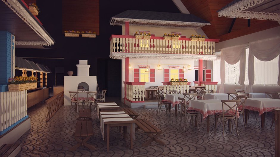 Ресторан в стиле Казаков