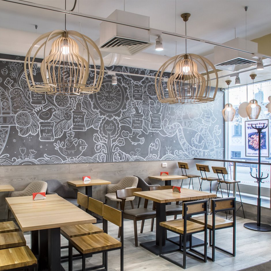 Теремок ресторан интерьер