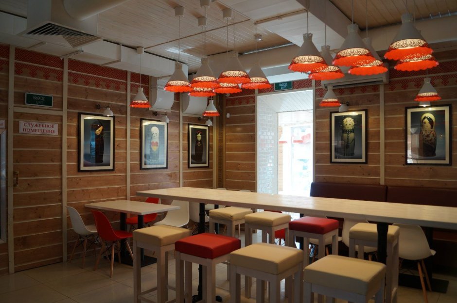 Пельменная интерьер