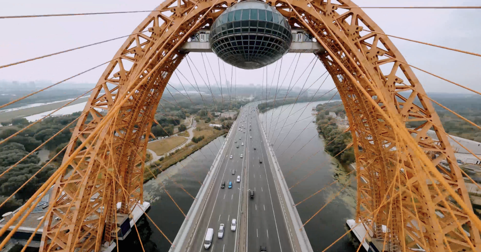 Живописный мост в Абхазии