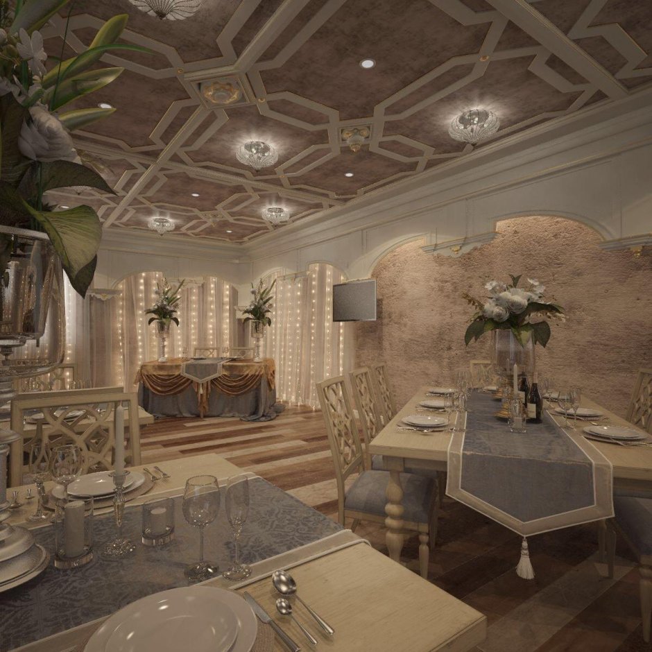 Интерьер кофейни Люкс